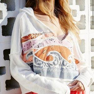 FP active sunset bandana hoodie